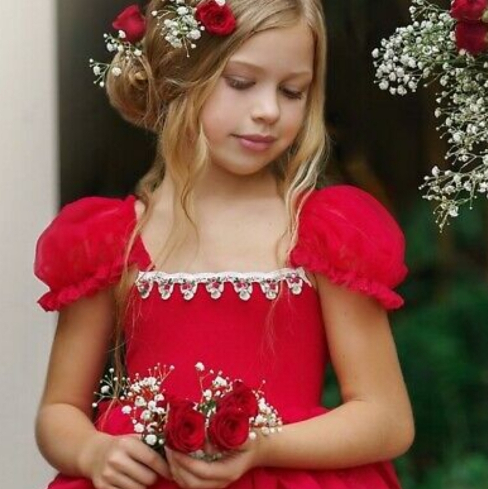 Dollcake Red Frothy dress 1 5 9 14 - Picture 4 of 7